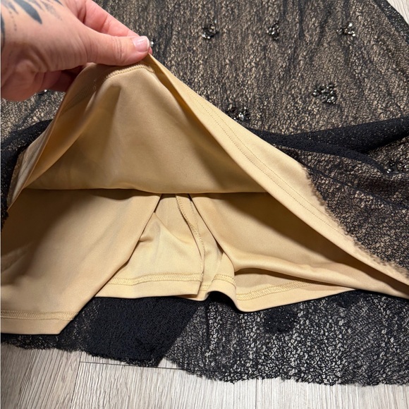 Aidan Mattox Black Beaded Maxi Dress NWT size 6 - Picture 8 of 14